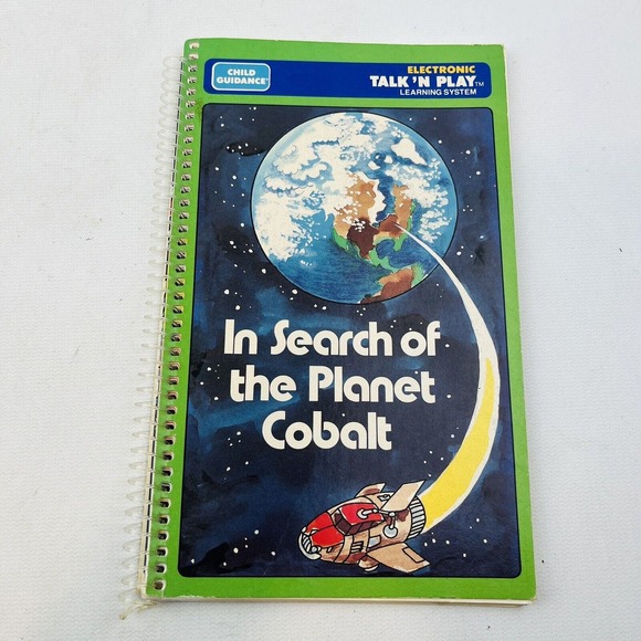 In Search Of The Planet‎ Cobalt Book Only Talk 'n Play System 1984 No Cassette - Picture 1 of 3